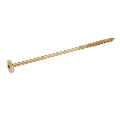 Vis pour charpente en bois zinguée jaune 8x220 mm - 1 pièce