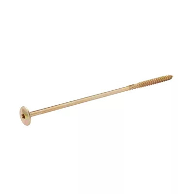 Vis pour charpente en bois zinguée jaune 8x240 mm - 1 pièce