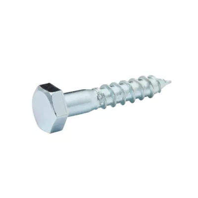 Tirefonds DIN 571 zingués 6x30 mm - 10 pièces