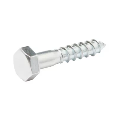 Tirefonds DIN 571 zingués 6x30 mm - 200 pièces