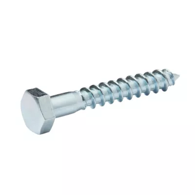 Tirefonds DIN 571 zingués 6x40 mm - 10 pièces