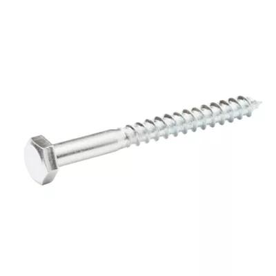 Tirefonds DIN 571 zingués 6x60 mm - 200 pièces