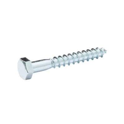Tirefonds DIN 571 zingués 8x60 mm - 10 pièces