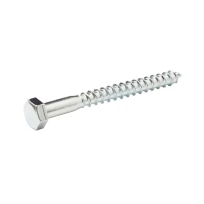 Tirefonds DIN 571 zingués 8x80 mm - 100 pièces
