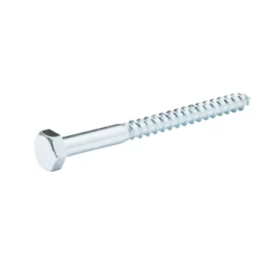 Tirefonds DIN 571 zingués 10x120 mm - 10 pièces