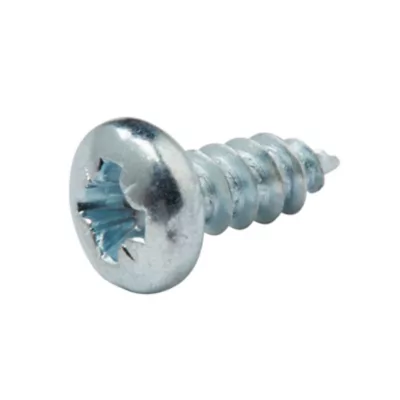 Vis zinguée autoperceuses à tête pozidriv 3,5x9,5 mm, 25 pièces