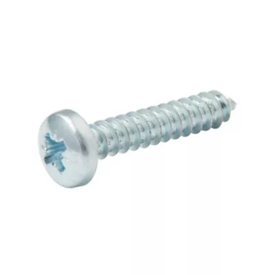 Vis zinguée autoperceuses à tête pozidriv 4,8x25 mm, 25 pièces