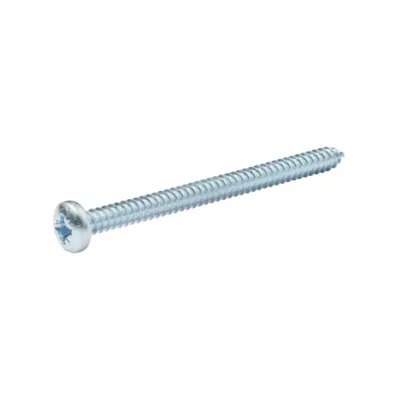 Vis zinguée autoperceuses à tête cylindrique, 6,3x80 mm - 25 pièces