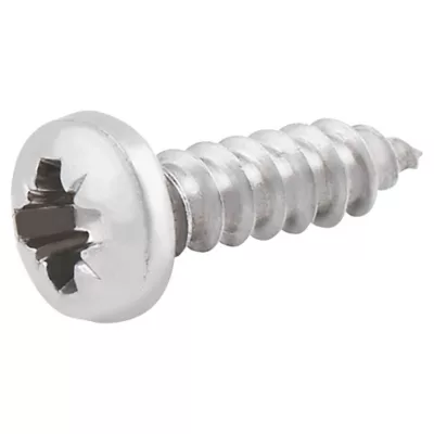 Vis zinguée autoperceuses à tête cylindrique acier inoxydable A2, 3,5x13 mm - 25 pièces