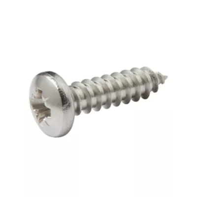 Vis zinguée autoperceuses à tête cylindrique acier inoxydable A2, 4,2x16 mm - 25 pièces