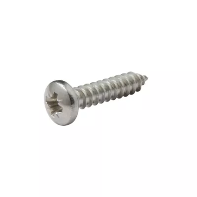 Vis zinguée autoperceuses à tête cylindrique acier inoxydable A2, 4,2x19 mm - 25 pièces