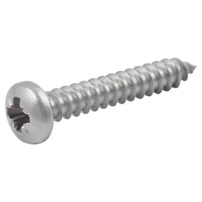 Vis zinguée autoperceuses à tête cylindrique acier inoxydable A2, 4,2x25 mm - 25 pièces