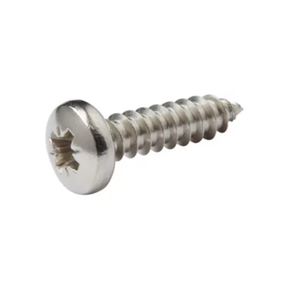 Vis zinguée autoperceuses à tête cylindrique acier inoxydable A2, 4,8x19 mm - 25 pièces