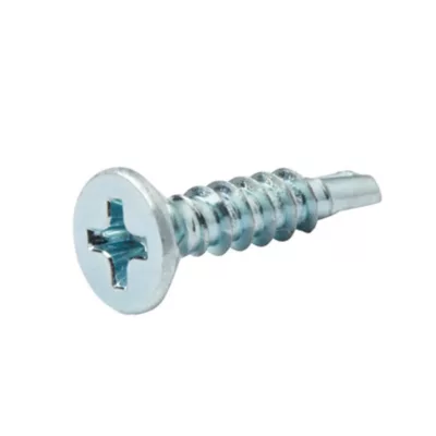 Vis zinguée autoperceuses fraisées, 3,5x16 mm - 25 pièces
