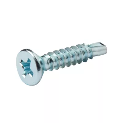 Vis zinguée autoperceuses fraisées, 3,5x19 mm - 25 pièces
