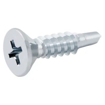 Vis zinguée autoperceuses fraisées, 4,2x19 mm - 100 pièces