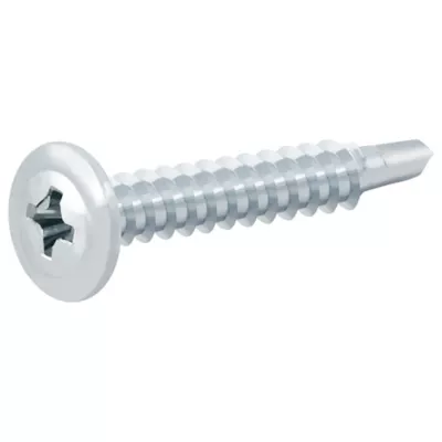Vis zinguée autoperceuses fraisées, 4,8x32 mm - 100 pièces