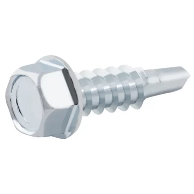 Vis zinguée autoperceuses à tête hexagonale, 4,8x19 mm - 100 pièces
