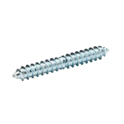 Vis à double filetage (bois/bois) 8x60 zingués mm - 5 pièces