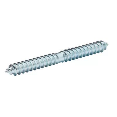 Vis à double filetage (bois/bois) 8x80 zingués mm - 5 pièces