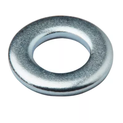 Rondelles plates moyennes en acier au carbone ø 6mm - 20 pièces