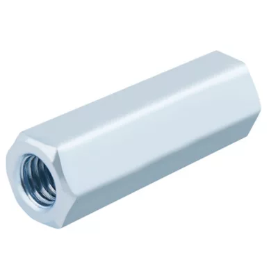 Manchon tête hexagonale zingué ø 6 x 30 mm - 10 pièces