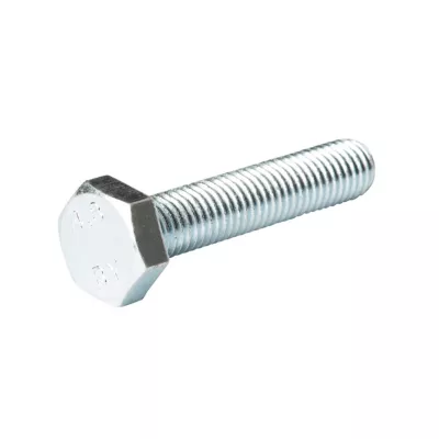 100 vis à métaux tête hexagonale zingué 8 x 40 mm