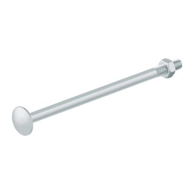 5 boulons tête ronde collet carré 7 x 130 mm