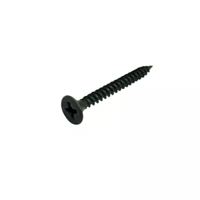 Vis pour plaque de plâtre (universelle), noir mat, 3,5x25 mm - 200 pièces
