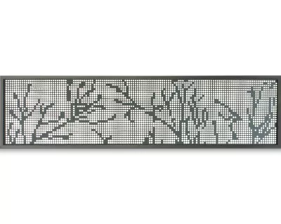 Décor Branches Neva L.179 x H.44 cm aluminium anthracite
