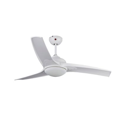 Ventilateur de plafond COLOURS Linto télécommande blanc 2 x E14 Ø132 cm