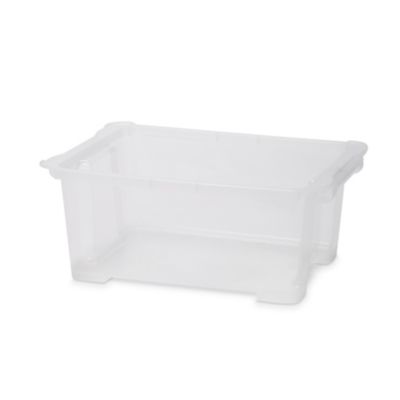 Boîte de rangement en plastique transparent 10L, Kaze