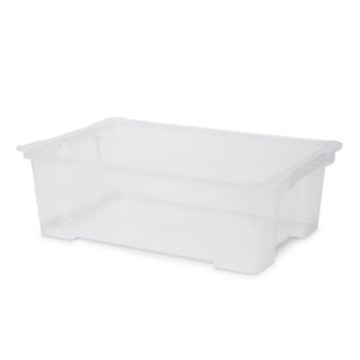 Boîte en plastique 29 L Kaze transparent