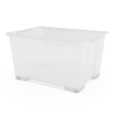 Boîte en plastique 138 L Kaze transparent