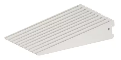 Console double vendue par 10 blanc profondeur 17 cm Form compatible Twinny et Poppit