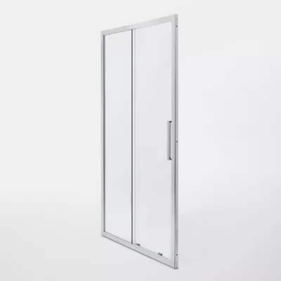 Porte de douche coulissante Cooke & Lewis Zilia transparent 140 cm