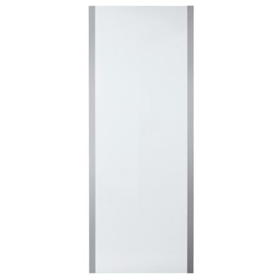 Paroi de douche fixe Cooke & Lewis Zilia transparente 80 cm