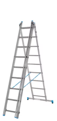 Image principale de Échelle multiposition 3 x 9 marches - 6 m