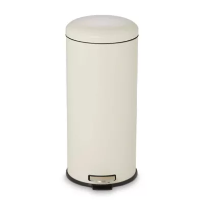 Poubelle ronde Tupelo 30L Blanc