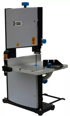 Scie à ruban stationnaire filaire - 350 W - largeur de coupe max 230 mm - hauteur de coupe max 80 mm - Mac Allister MBAS350
