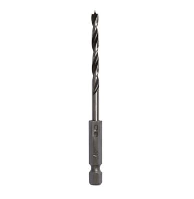 Foret bois (x1) - dimensions Ø.4 x L.93 mm - emmanchement hexagonal - Universal