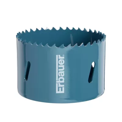Scie cloche sans foret pilote Erbauer pour aluminium, acier doux, plaque de platre, plastique et bois Ø.68 mm