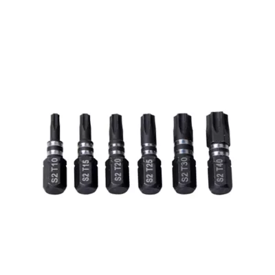 Embout de vissage Torx inviolable Erbauer - 6 pièces