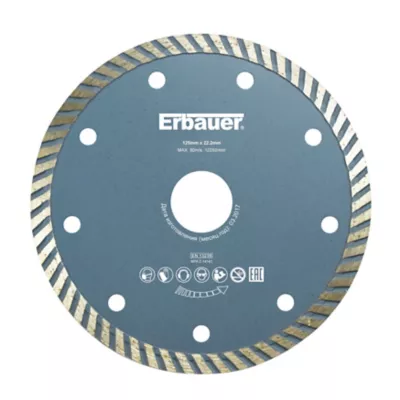 Disque diamant turbo multi Erbauer 125x22,2 mm