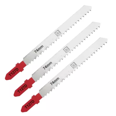 3 lames de scie sauteuse T droite propre aluminium et non-ferreux