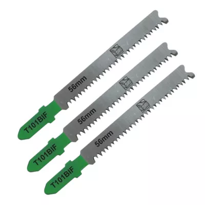3 lames de scie sauteuse T droite propre Stratifié