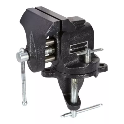 Étau portable rotatif Magnusson en acier ouverture maximale 75 mm largeur des mâchoires 75 mm