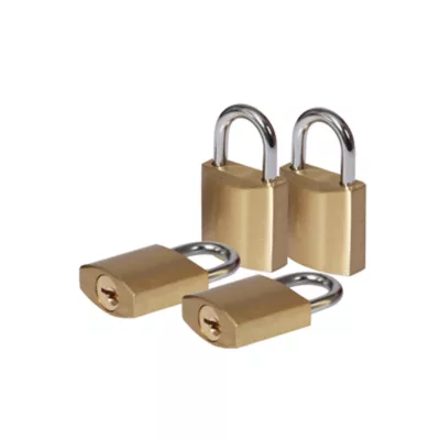 Cadenas à clé Smith & Locke en laiton l.21 mm vendu par 4 pièces