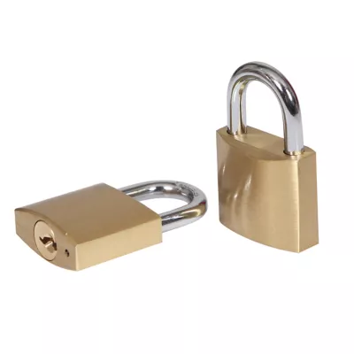 Cadenas Smith & Locke BC7738 (1032) en laiton anse pivotante l.40 x H.31 mm vendu par 2