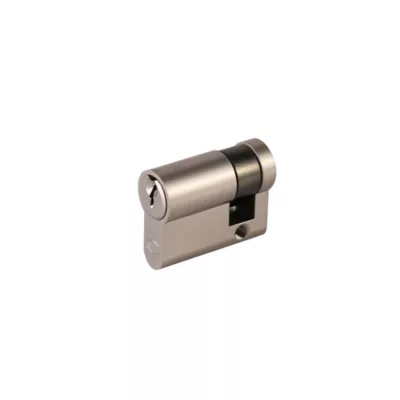 Image principale de Cylindre laiton nickel satiné Smith & Locke 30 x 10mm